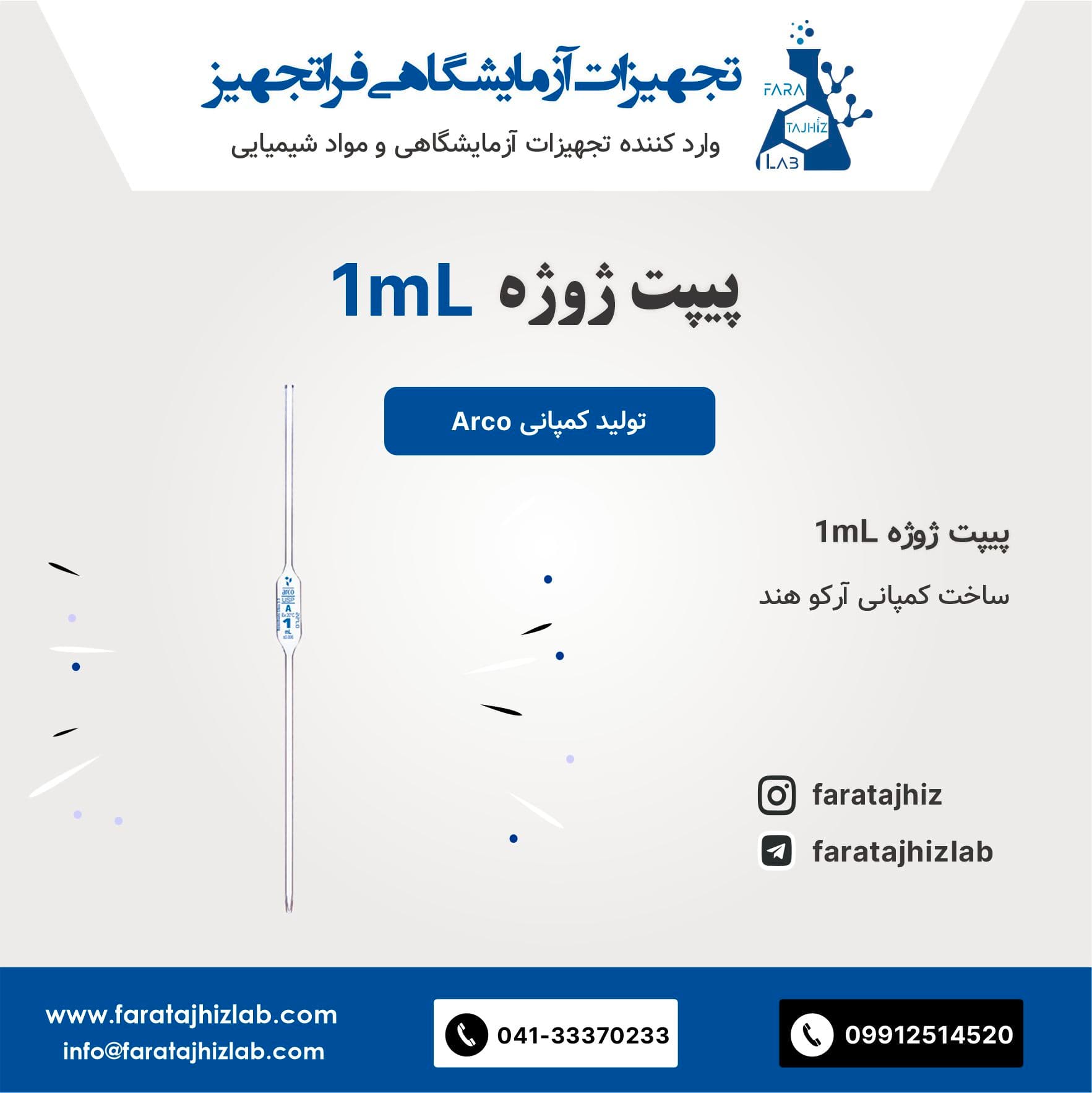 Pipette Volumetric 1mL